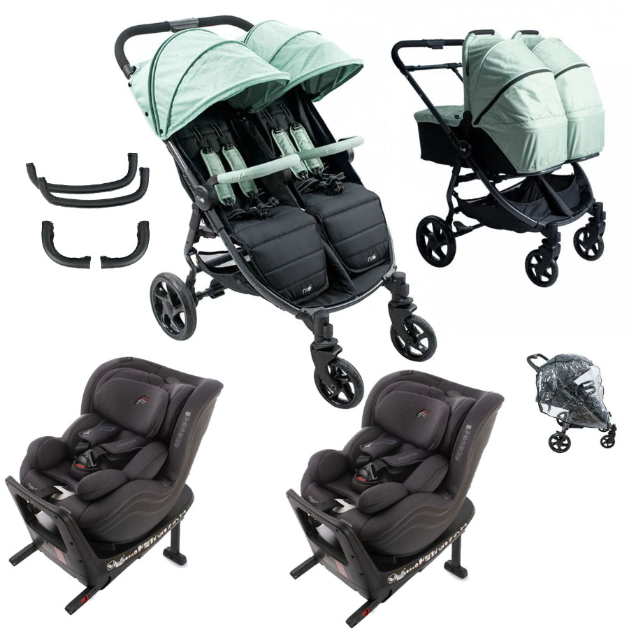 Pack Gemelos Carro Twin Completo + Sillas de auto Magnum i-Size - Sueños de Bebé